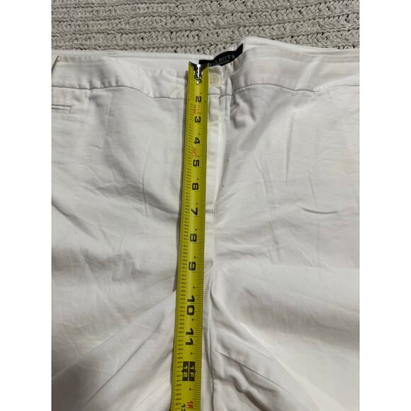 Talbots Chino Shorts Women's Plus Size 20WP Petite White 9" Inseam 20 - Picture 4 of 9